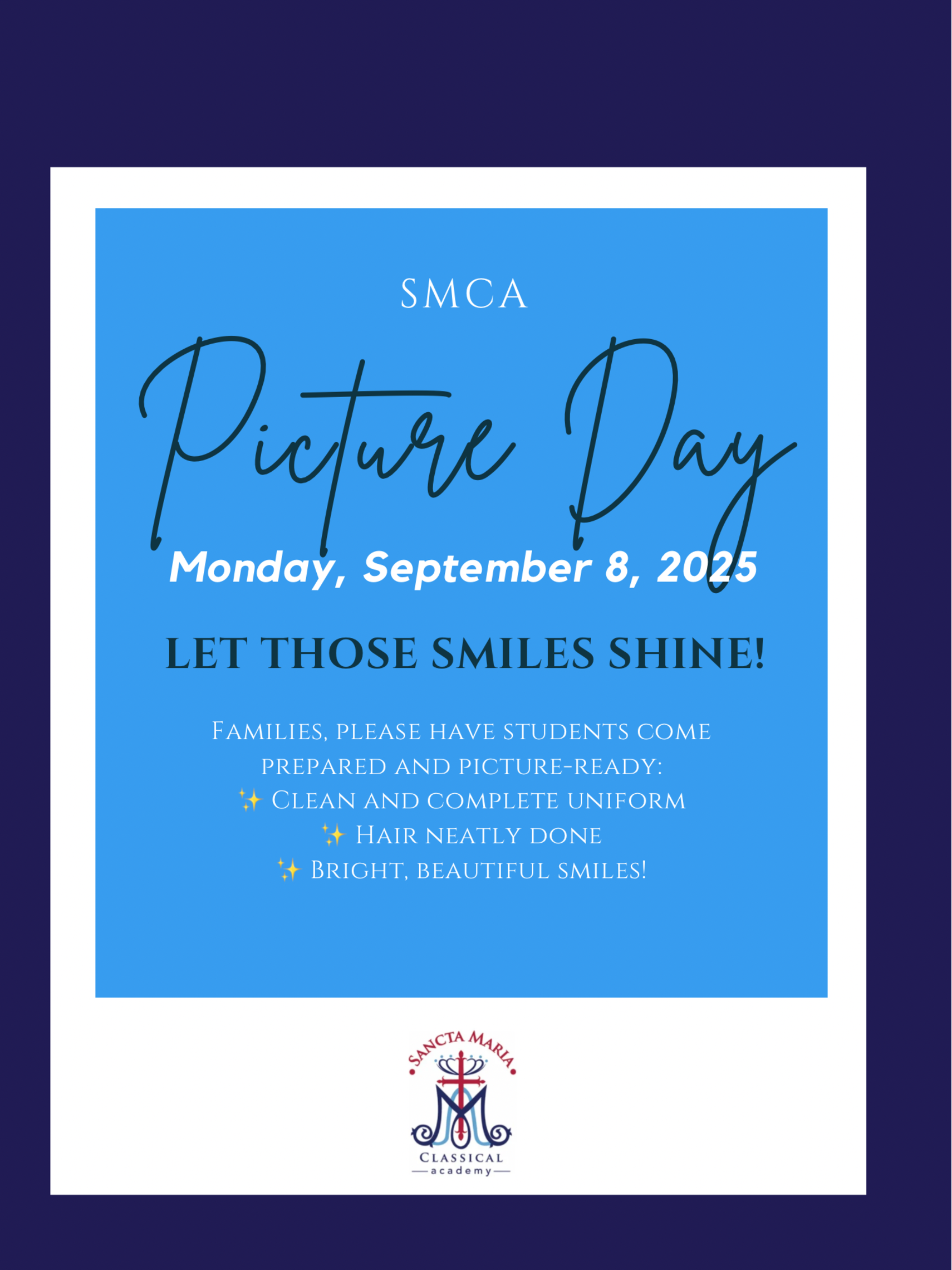 SMCA Picture Day